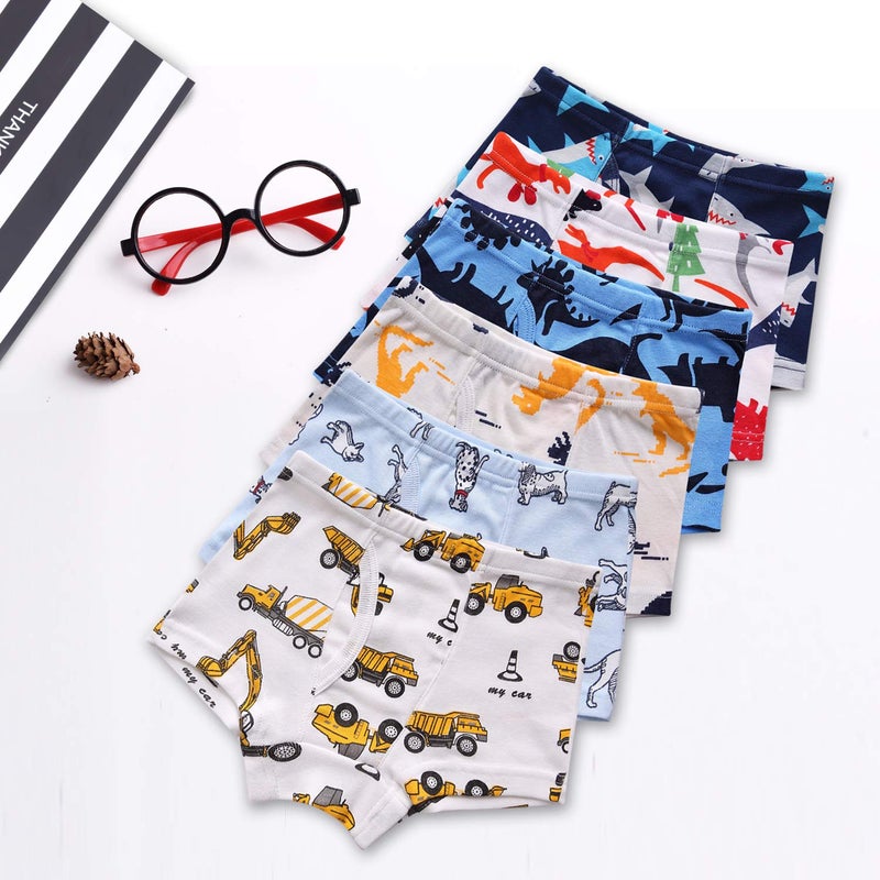Taxzode Children's underwear, underwear, not worn out; Children's underwear; Boys' underwear; Boys' underwear; Cotton underwear, small boys underwear size 2-3T 3-4T 4-5T 5-6years 7-8years 6-Pack 3-4 years - Image 4